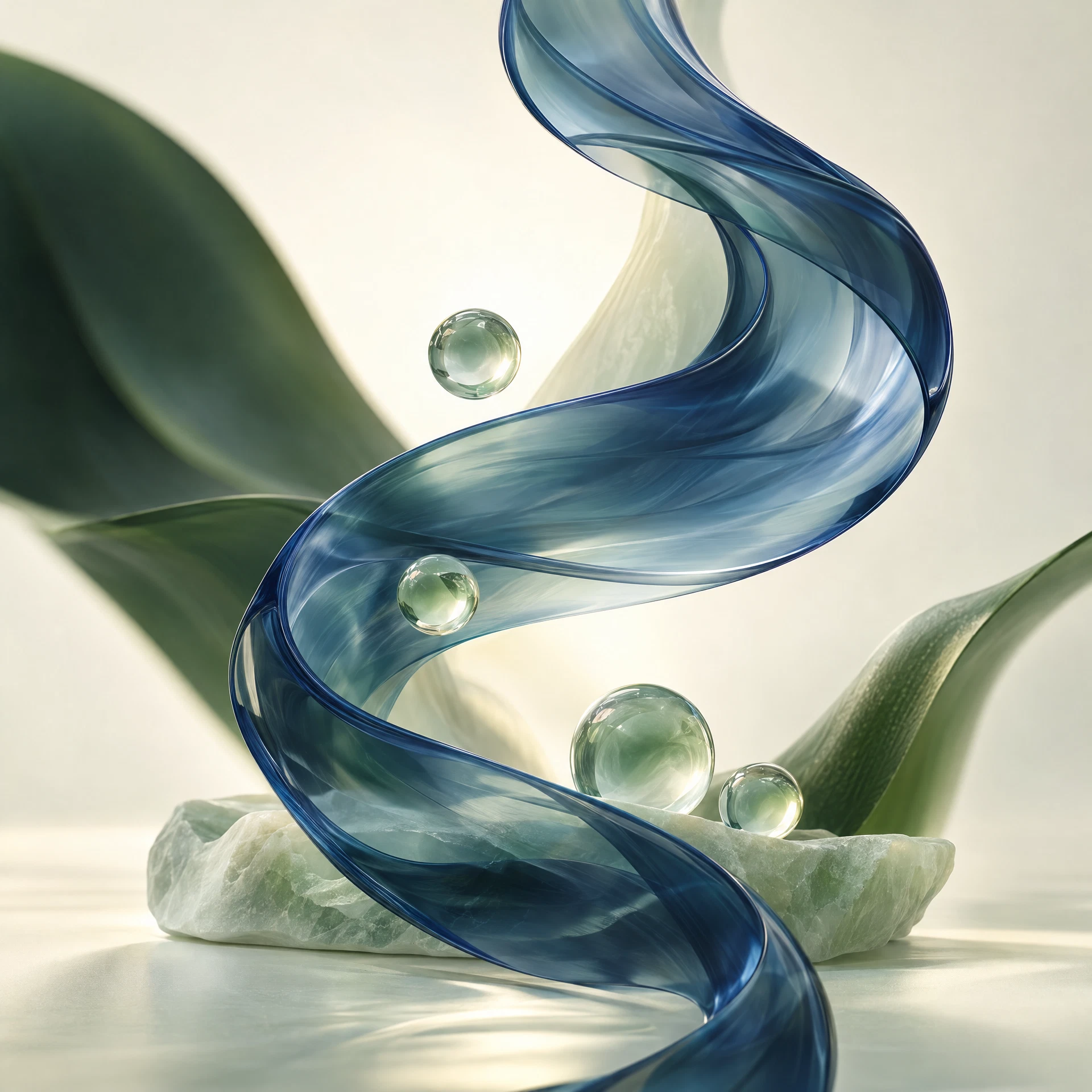 AI-generated abstract concept illustration associated with SNAP-8 (10mg*10vials); not actual product photography or packaging.
