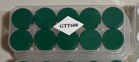 Glutathione — 600mg*10vials, owner-supplied package photograph.