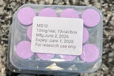 MOTS-C — 10mg*10vials, owner-supplied package photograph.
