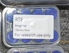 Retatrutide — 5mg*10vials, owner-supplied package photograph.