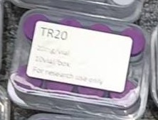 Tirzepatide — 20mg*10vials, owner-supplied package photograph.